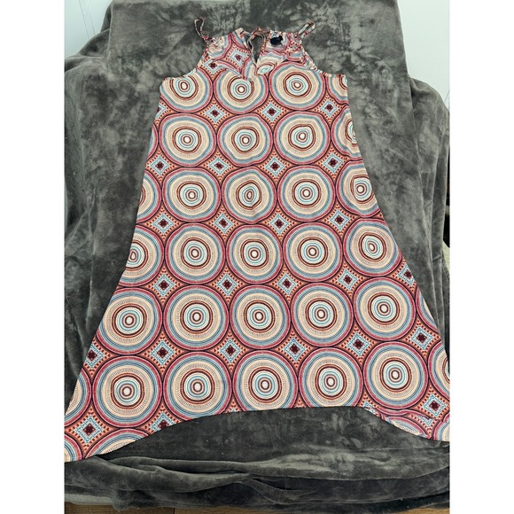 GAP Dresses & Skirts - Gap‎ Y2K Womens Midi Slip Dress L Shark bite hem Beach Vacation Swim